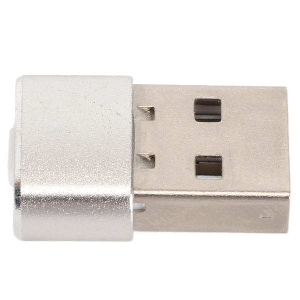 Mouse Jiggler 2 lägen Håll skärmen aktiv Switch-knapp Plug and Play Mini Mouse Shaker för spelmötespresentation Silverfärg