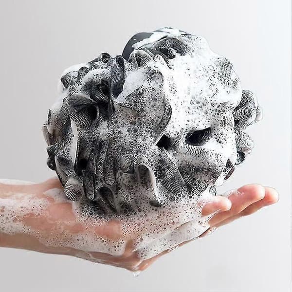 Badsvamp Dusch Loofahbollar Nätpuff Lättskummande Kroppsskrubb