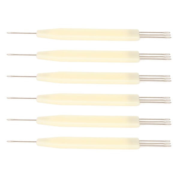 6 st Transfernålar 3.6mm Pitch 1X3 Fint Hantverk Stickmaskin Transfernål Sticktillbehör