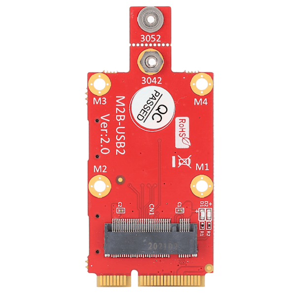 M.2 til Mini PCIE-adapterkonverteringsmodul med SIM-kortslot Tilbehør til bærbar computer