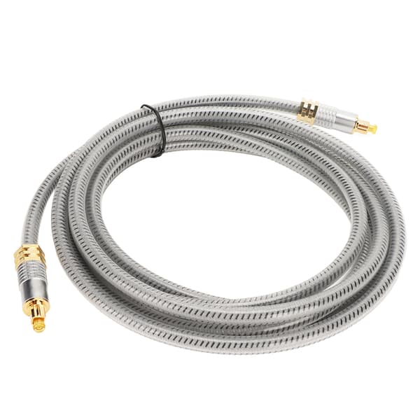 Optisk fiberkabel profesjonell 24K gullbelagt digital optisk fiberkabel for DVD CD-spiller TV-dekoder 1 meter