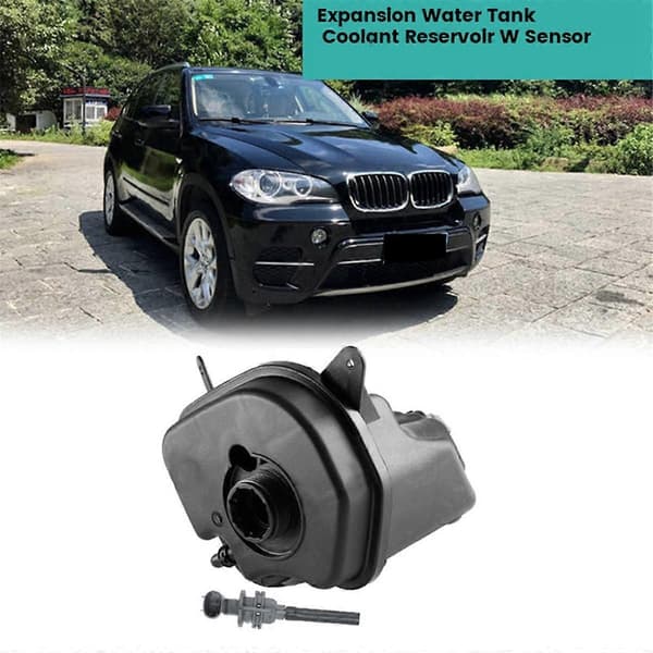 17137552546 Ekspansjonsvanntank kjølevæskebeholder med sensor for E70 E71 X5 X6 2007 Black