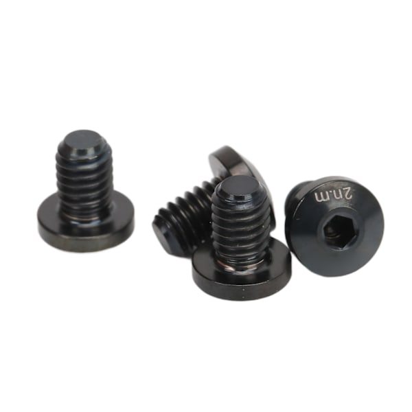 4 stk. Vejcykel Bremseskruer Titanium Legering Holdbar Rustfri Polering Slibning Præcis Tråd Vejcykel Rotor Bolte Sort