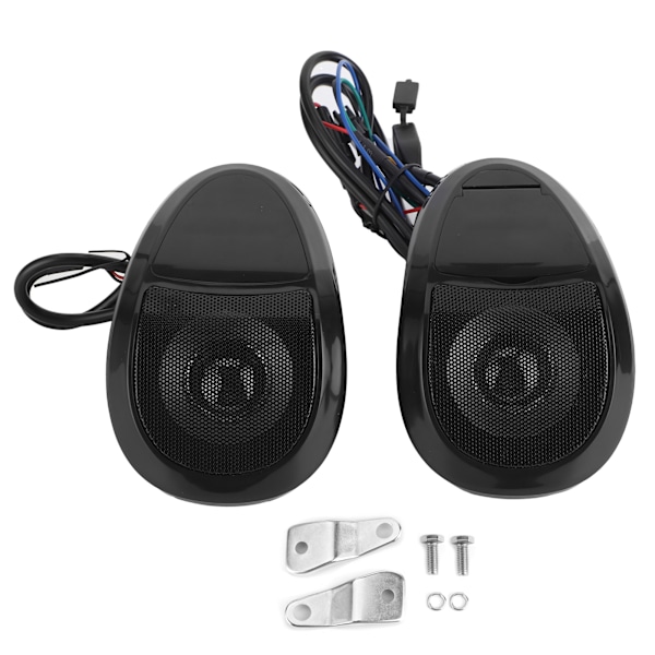 12V Motorcykel Bluetooth Högtalare MP3 Musikspelare Förstärkare med Light Universal för ATV UTV