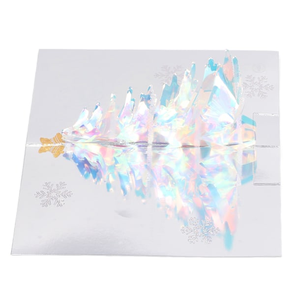 3D Julekort 3D Pop Up Glitterende Juletre Julekort Velsignelsesgaver med Sang Konvolutt