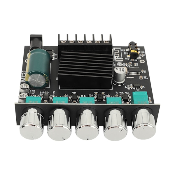 MT21 50W 100W 2.1-kanals Subwooferförstärkarkort Bluetooth Power AMP-modul med diskant- och basreglering