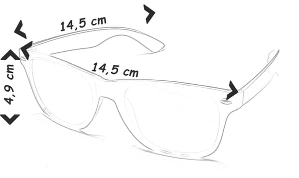 SKALO Polariserte solbriller WA - Polarized Black Black one size