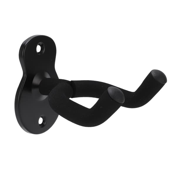 Gitarr Väggfäste Hängare Krokhållare Stativ Metall Universal Kompatibel med Ukulele Violin Studio RoomMatte Svart