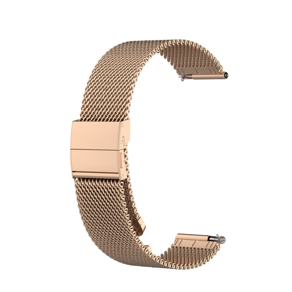 Urrem Garmin VivoActive/Vivomove/Forerunner 20 mm rustfrit stål Rosaguld[NX] 46