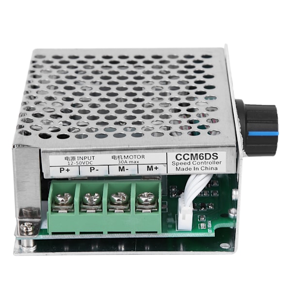 DC 12-50V 30A 1500W moottorin nopeudensäädin Säädettävä PWM moottorin nopeudensäädin kotelolla