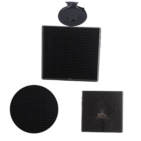 12V LED-skærm Bils App Intelligent Interaktiv GIF DIY animeret display med sugekopper til biltaxi Bluetooth og stemmestyring