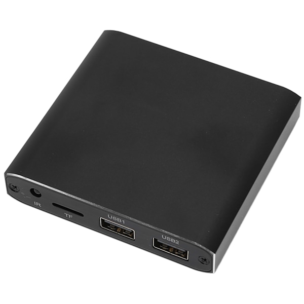 4K Media Player UHD 30fps Video Bilde Musikk Mini HD Multimedia Interface Auto Play Loop Funksjon Media Player 100‑240V EU-kontakt