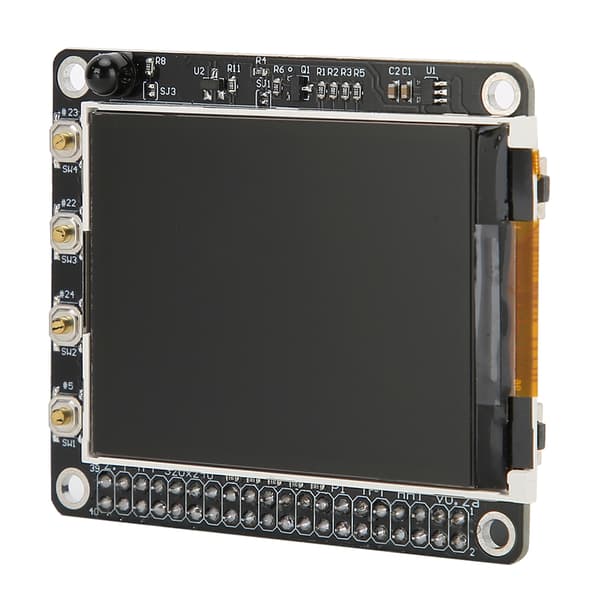 【NX】LCD-skjerm TFT Mini-skjerm for Raspberry Pi 4B 3B 2b a 6 knapper 2,4 tommer 320 x 240