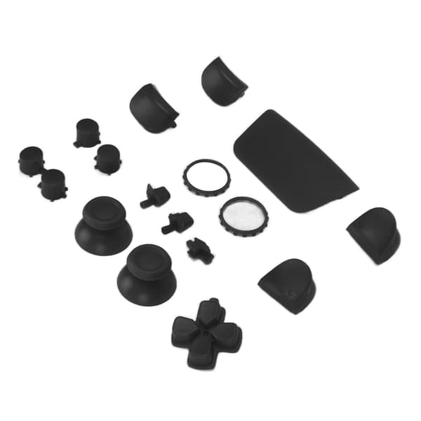 【NX】Erstatningsknapper L2 R2 Fuld knapsæt Reparationssæt Kompatibel med erstatningsknapper Kompatibel med PS5 Controller Sort