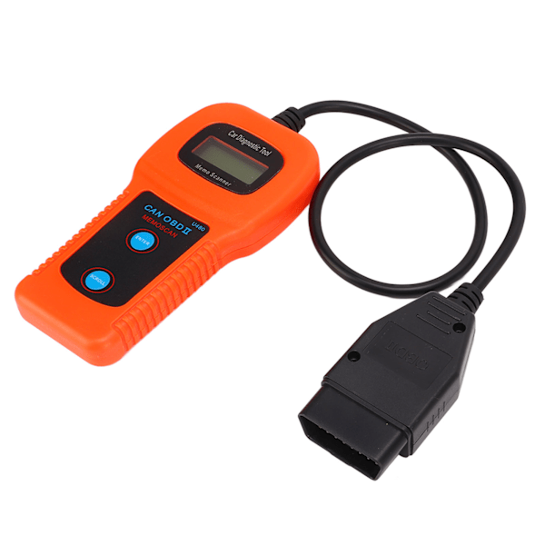 U480 bil OBD2 diagnostisk skanner LCD-skärm 10‑12V DC Universal Engine Code Reader Tool