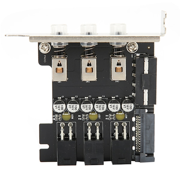 Stasjonær PC Utvidelseskontroller MultiSystem Switching Optisk Stasjonstøtte 80mm Halvhøyde CHASSI HTPC(PH33)