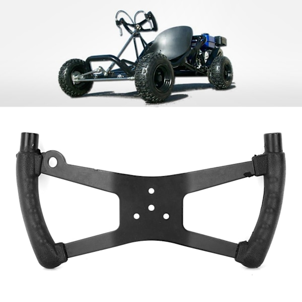 H-Formet Rattet Sort til Racing Kart Go Cart Auto Modificeringstilbehør