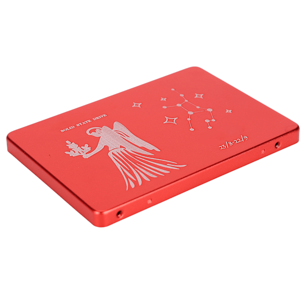 Hsthe Sea Mobil Solid State Disk Portabel 2.5 Tum Metall Virgo Röd Extern SSD för PC Dator 32GB