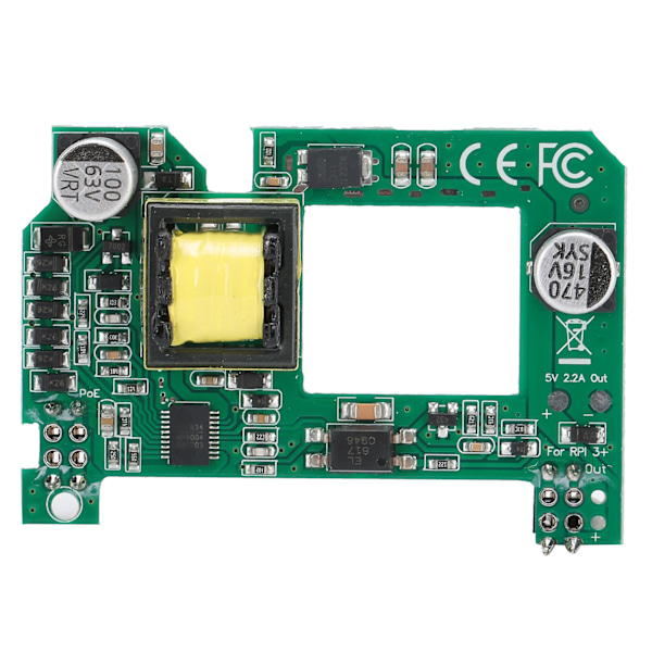 POE-moduuli Raspberry Pi 4B/3B -reitittimen kytkinverkkoportin virtalähdekomponentille