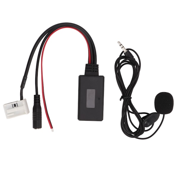12-polet AUX-adapter Håndfri mikrofonkit Trådløs Bluetooth-udskiftning til Peugeot 307 408 508
