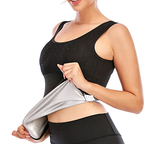 Dame Sved Sauna Vest Mave Kropsformende Vest Talje Cincher Korset