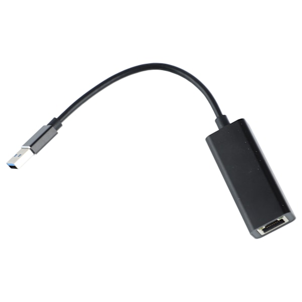 USB-C Ethernet-sovitin, Kevyt USB Type-C RJ45 Gigabit-kaapelimuunnin Tabletille Musta