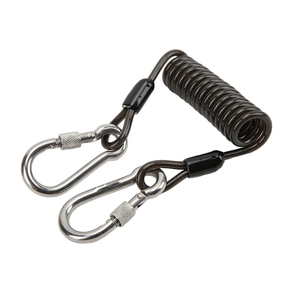 Dykkekamera Anti Lost Spring Coil Lanyard Rustfri Hurtigudløsning Spænde Dykkeudstyr
