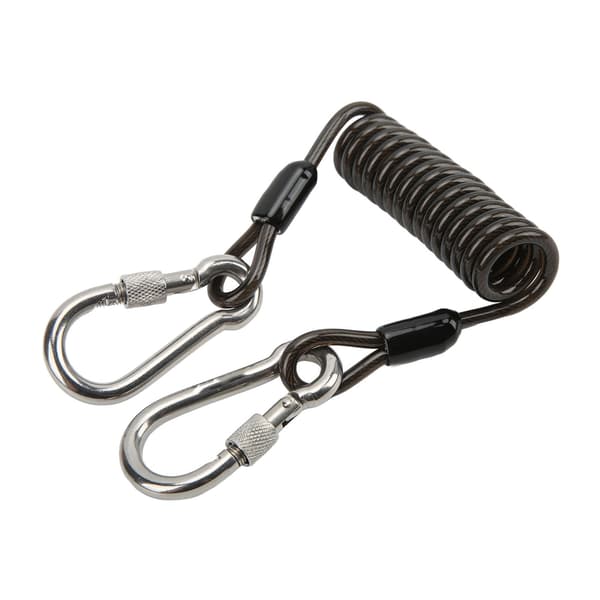 【NX】Dykkerkamera Anti Lost Spring Coil Lanyard Rustfrit Quick Release Spænde Dykkerværktøj