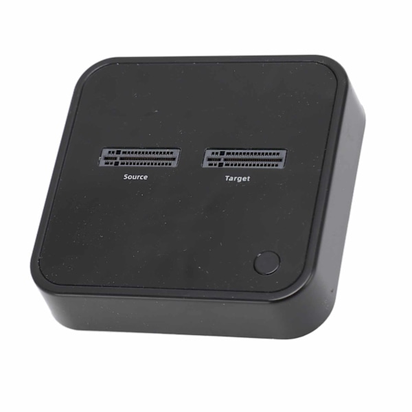M.2 NVMe Duplikator Dobbel Bay 10 Gbps Offline Klon USB C M.2 NVMe SSD-dokkestasjon for NVMe PCIe 2242 2260 100‑240V EU-kontakt