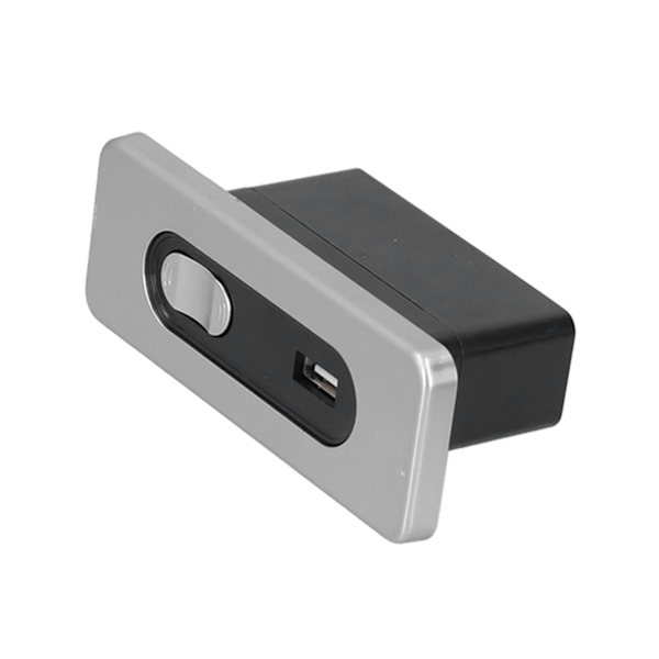 Elektrisk sofakontroll Manuell vippebryter med USB-ladingspورت Sofaknappkontroll 5-polet for heisstol massasjeseng