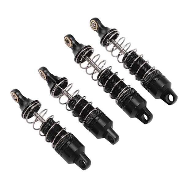 4 stk støtdempere aluminiumlegering RC fjærdempere for Losi Mini T 2.0 2WD 1/18 TruckBlack