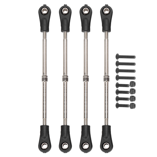 4 stk justerbar bakre øvre opphengsarm Dragstanglenkearm for 1/10 RC bil lastebil