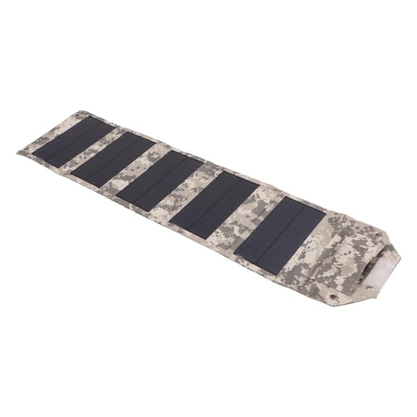 21W Solar Oplader 5V 3A Max Bærbar Sammenfoldelig Solpanel Oplader Kompatibel med Camping IP67 Vandtæt ETFE Power Emergency Panel SPB5Z B Camouflage