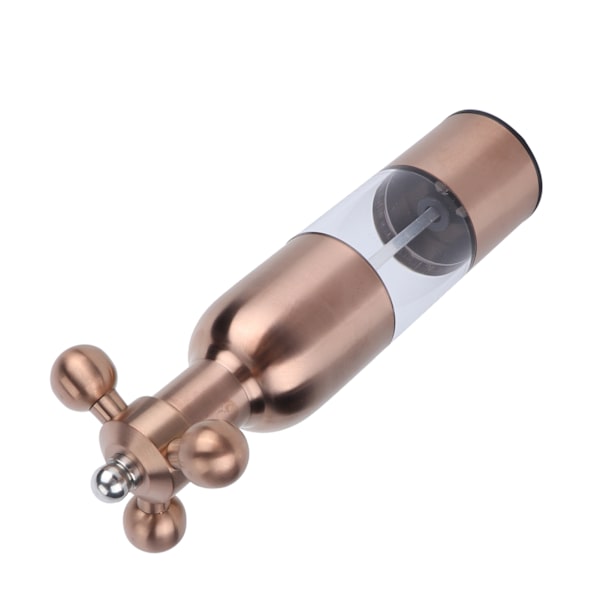 Ruostumattomasta teräksestä valmistettu pippurimylly Manuaalinen hanaventiili Muoto Mustapippuri Merisuolamylly keittiölle Rose Gold