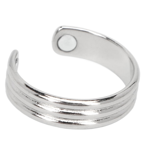 Män Kvinnor Metall Magnetisk Ring Elegant Justerbar Trötthet Ledömhet Avlastningsring Smycketillbehör