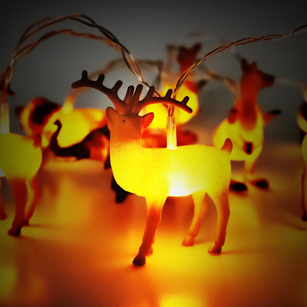 Animal String Lights 10 LEDs Små djur String Lights Barnrumsdekoration för barnrum Inomhus String Lights