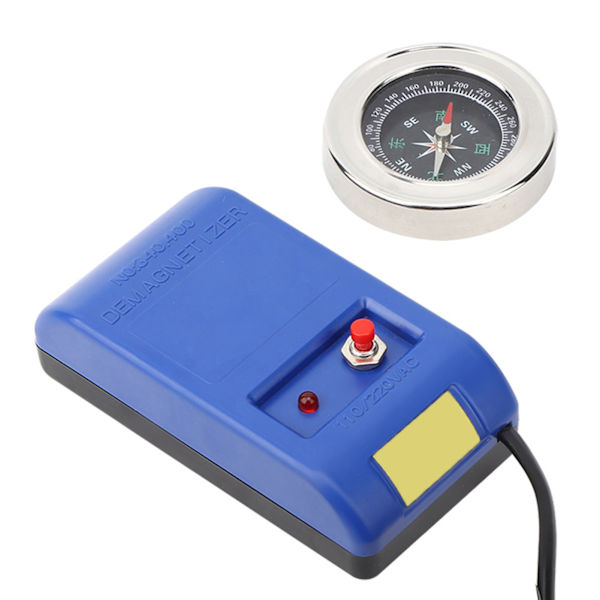 Elektriska avmagnetiseringsverktyg Kompassset för urreparation Degausser 110V220V(US-kontakt)