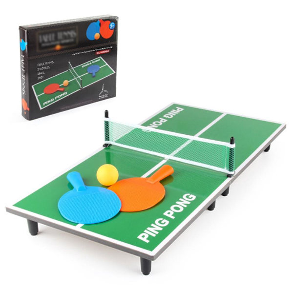 Pöytätennispeli Pöydällä Puinen Paksu Pöytätennislautapeli Sisä- ja Ulkotiloihin Urheilupöytä Lautapeli Lapsille ja Perheelle