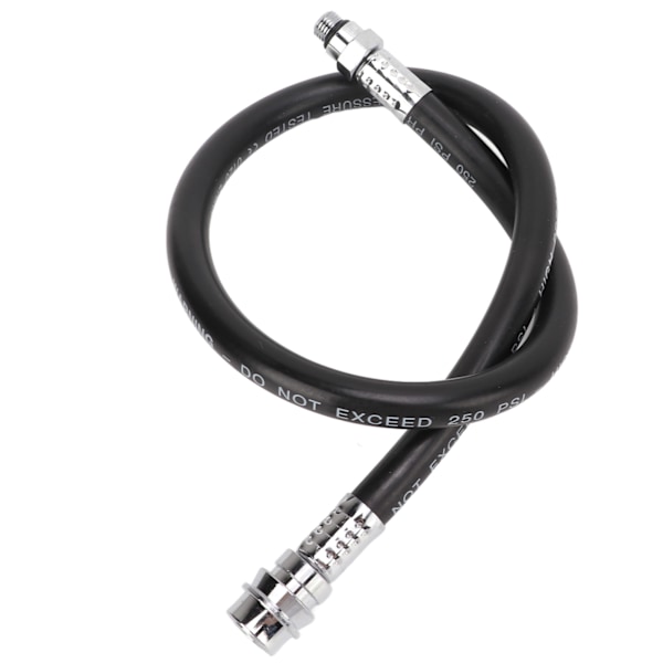 Scuba Diving BCD Lavtryk Regulator Slange Fleksibel Gummi Gasslange til Vandsportsaktiviteter 61cm / 24in