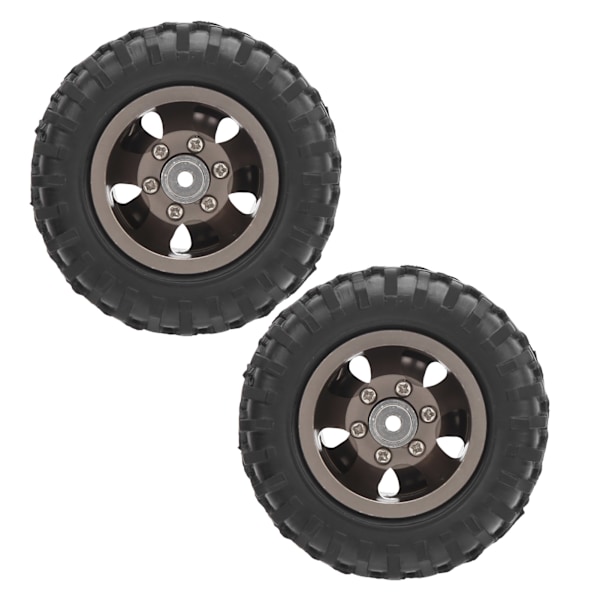 2st 55 mm aluminiumlegering bakdäck reservdelar Passar för WPL D12 1/10 RC lastbil (D12‑010T)