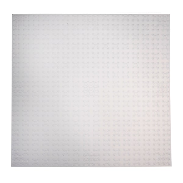 5 stk klassiske bunnplater 10" X 10" stablebar mursteinsbunnplate kompatibel med alle store merker bunnplate White