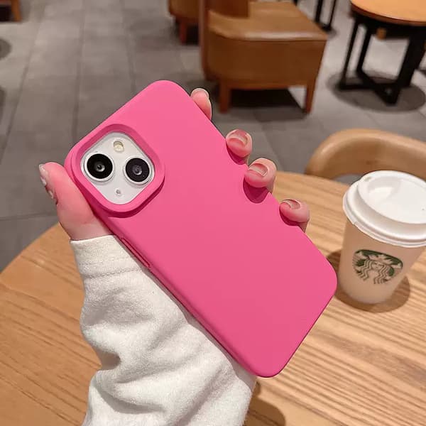 held Kompatibel med iPhone 14 / 13 Shell Silikone Lys rosa lavendel lavendel Silikon