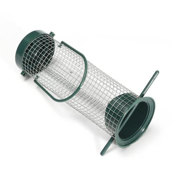 Muovista valmistettu lintulauta Wire Grids Bird Wild Outdoor Garden Riippuva Syöttölaite