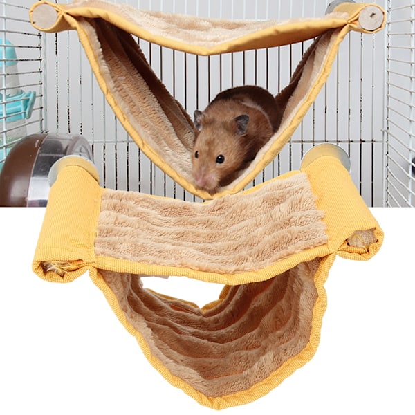 Gør-det-selv Marsvin Varmt Hængekøje Seng Smådyr Hamster Mus Pindsvin Bur Hule Legetøj