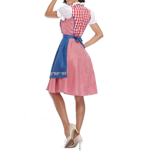 National Style Beer Festival Wench Puku Oktoberfest Dirndl Mekko Esiliinalla Palvelijan Yhtenäinen Puku