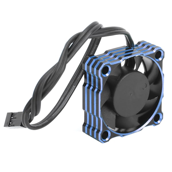 RC Bilkylfläkt Vattentät för konkurrens höghastighetsmotor 16000rpm 30 x 30mm 5-9V (blå)