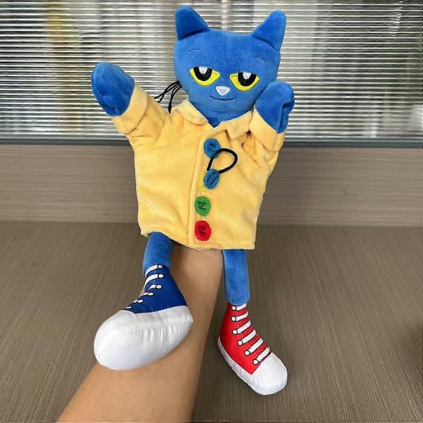 Pete The Cat Plushies Gosedjur Docka Barnpresenter _b Hand puppet