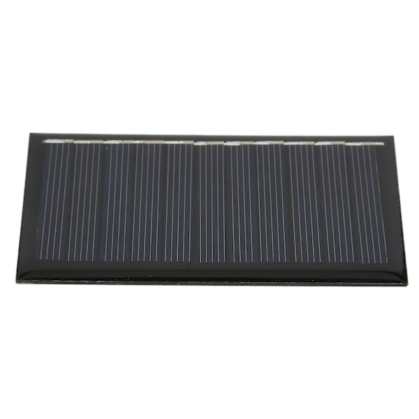 2 stk Epoxy Solcellepanel Høy Konverteringsrate Polysilicium 0,5W 5,5V DIY Solcelle Epoxy Plate for Gatebelysning Apparater