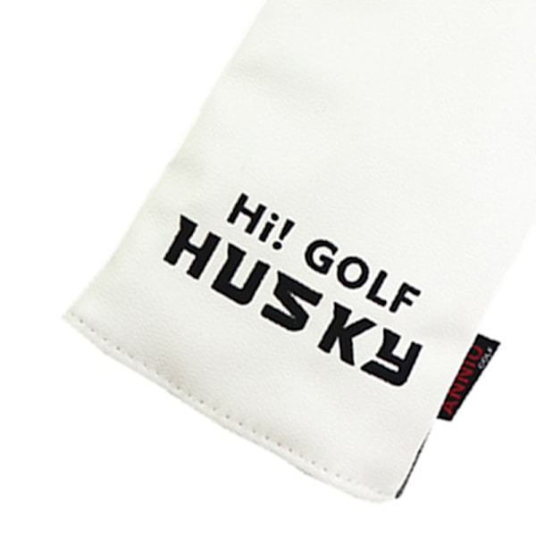 Golfhuvudskydd Vattentätt söt hundformad golfhuvudskydd PU Super Fleece golfputterskydd för utomhus DR