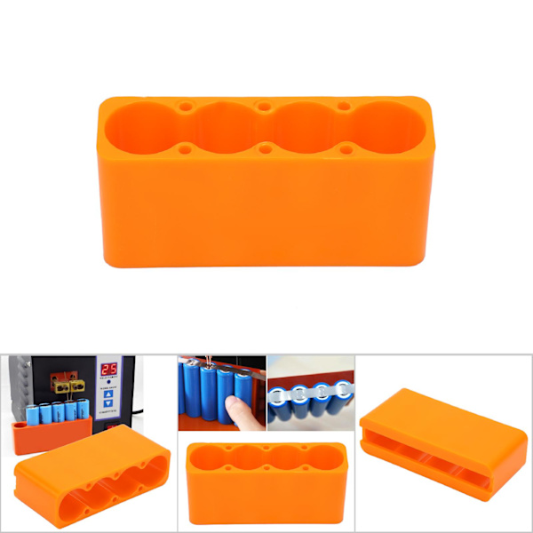 2st industriell plast justerbar 18650 batteripaket punktsvetsning fästklämma (4-sektion)